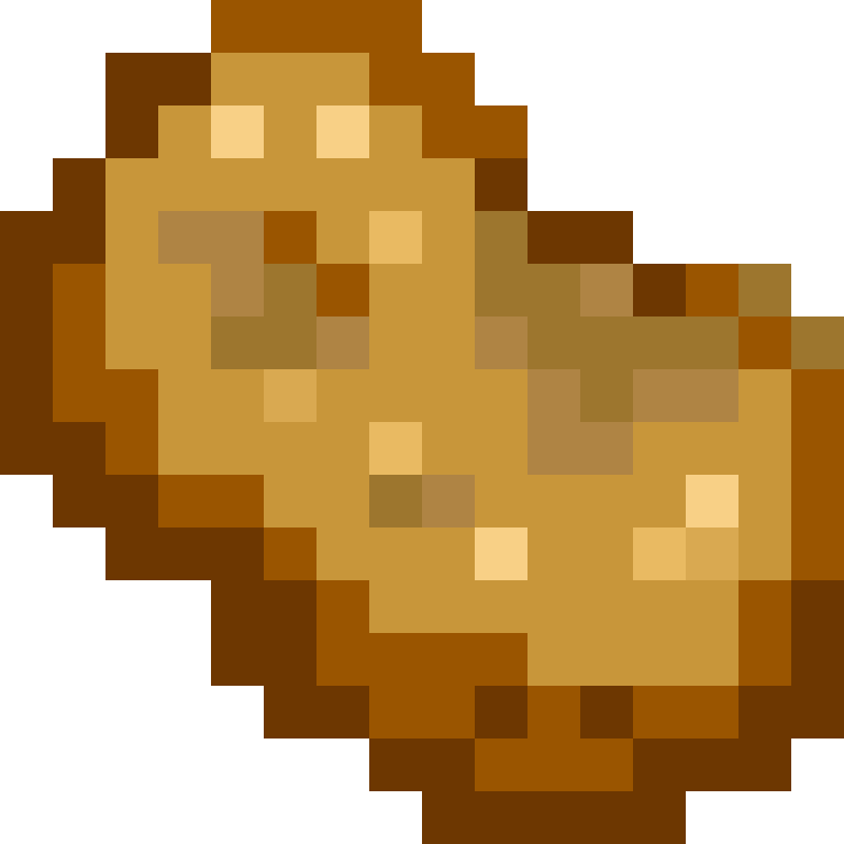 Pixel art of a potato